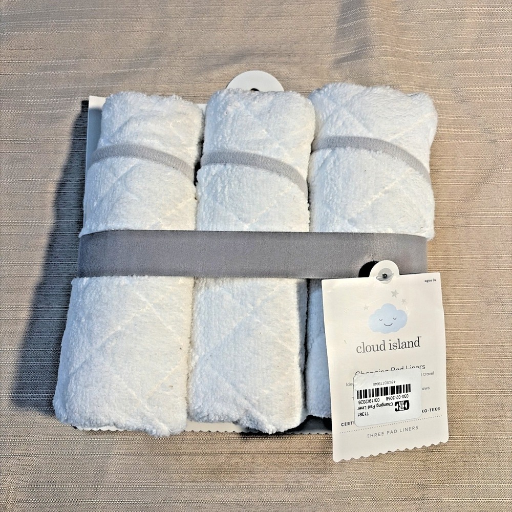 Cloud Island Changing Pad Liners x 3